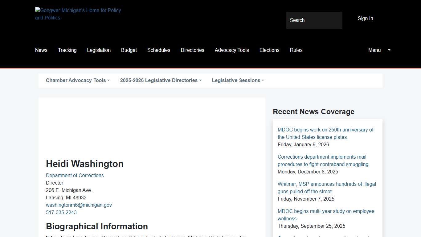 Gongwer News Service-Michigan